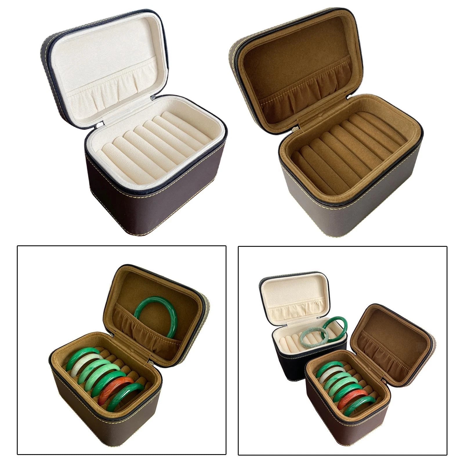 Jewelry 7 Slots Bangle Box, Jewellery Packaging Organizer Storage Box Holder | eBay