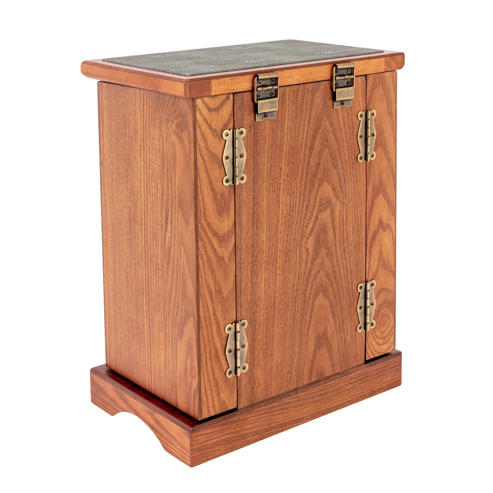 7 Layers Jewelry Box Wooden for Wowen Large Organizer Box with Mirror Safe Lock | eBay