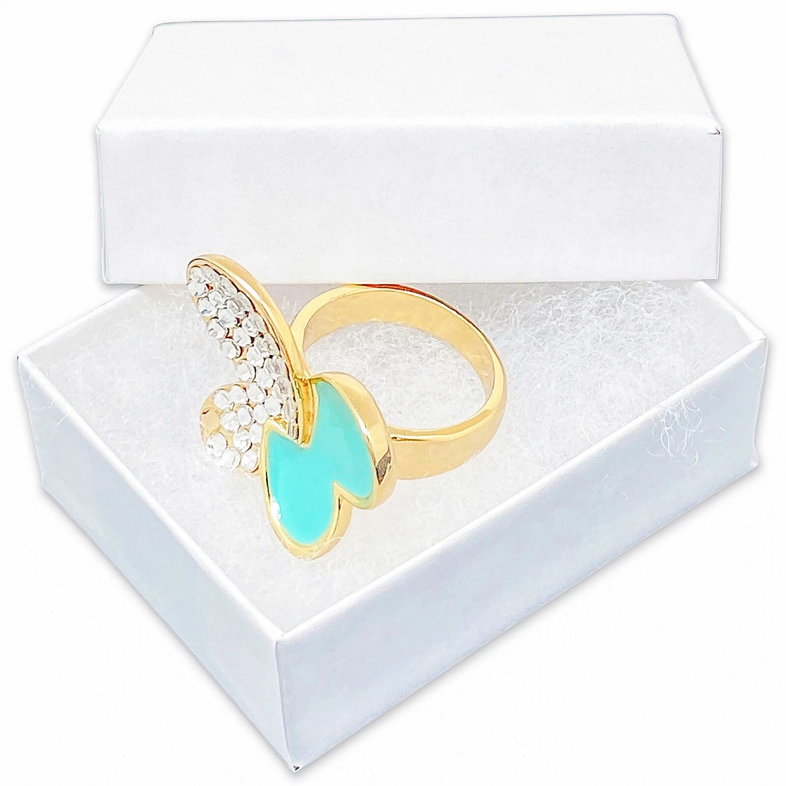 BULK Cardboard Kraft Paper JEWELRY GIFT BOXES Cotton Filled WHITE - for Shipping | eBay