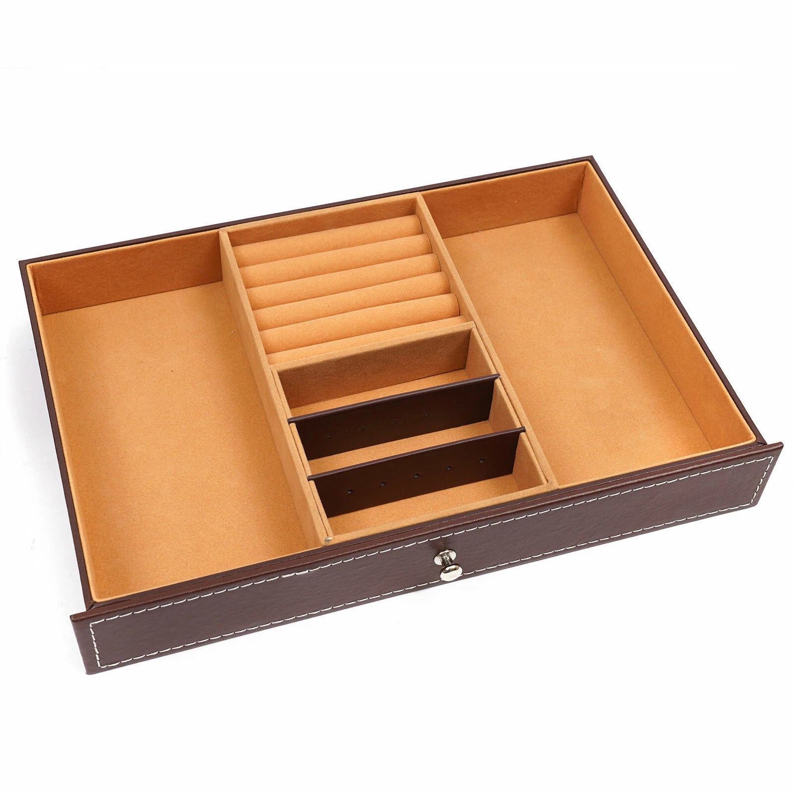 12 Slots Watch Box Case Organizer Women Jewelry Storage Holder Display w/Mirrior | eBay