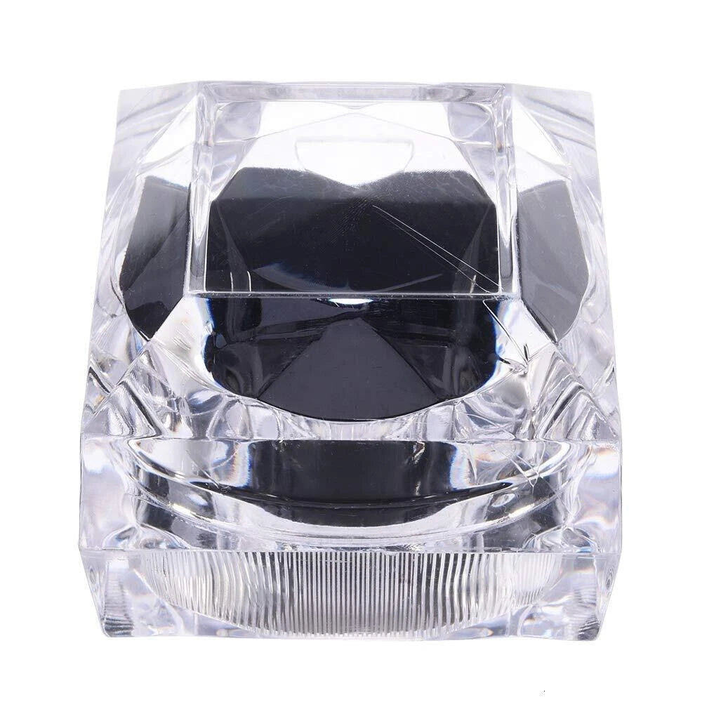 12 PC Clear Crystal Ring Gift Boxes Earrings Jewelry Storage Box BlACK RED WHITE | eBay
