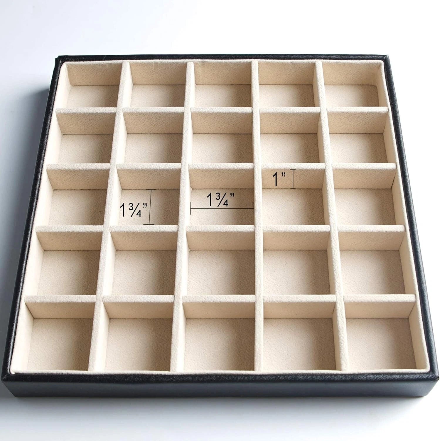 Earring Organizer Classic Jewelry Box 50 Slots Double Layer Jewelry Storage Case | eBay