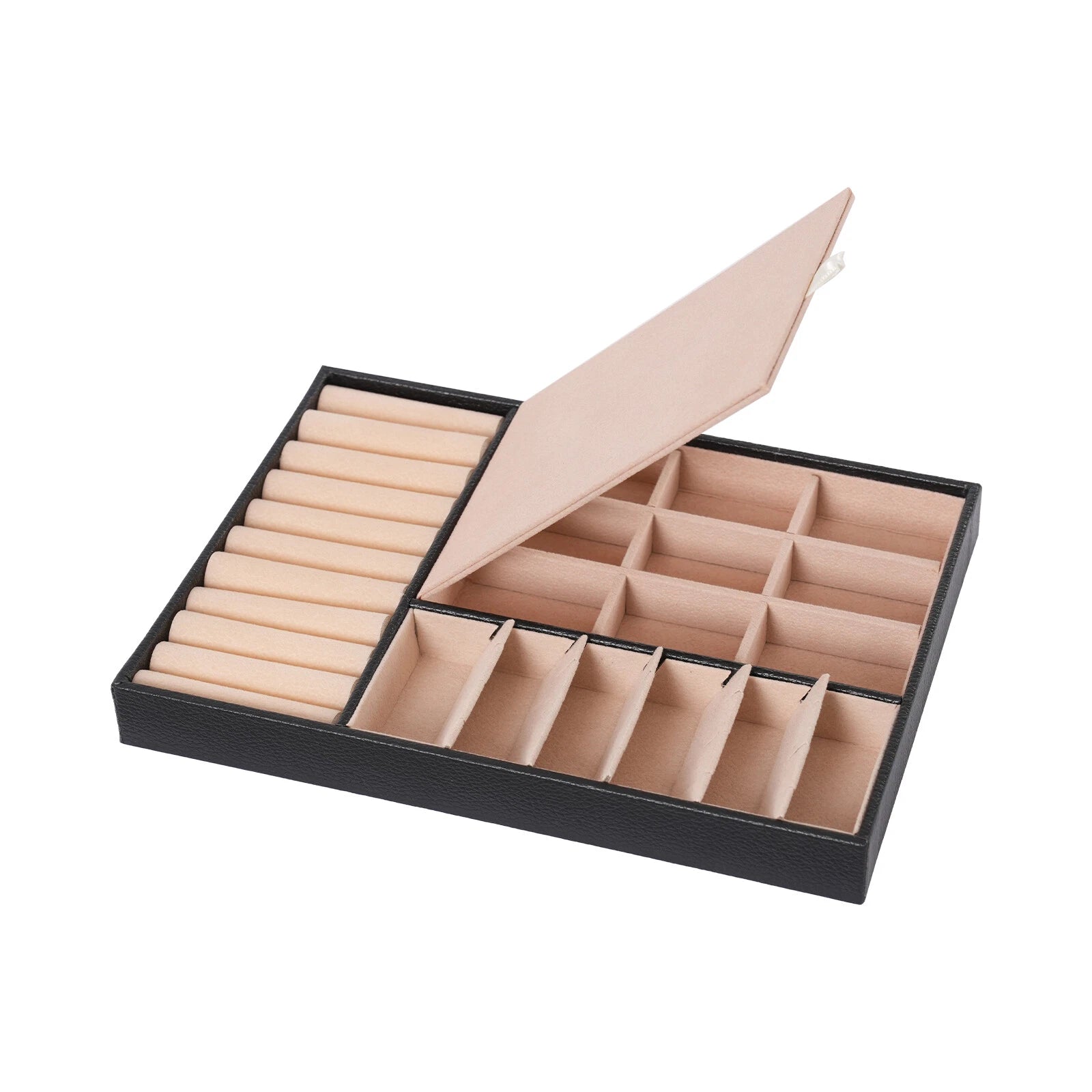 2 Layer Jewelry Box Jewelry Storage Organizer Case Cabinet Black 9.1*6.7*3.5 in | eBay