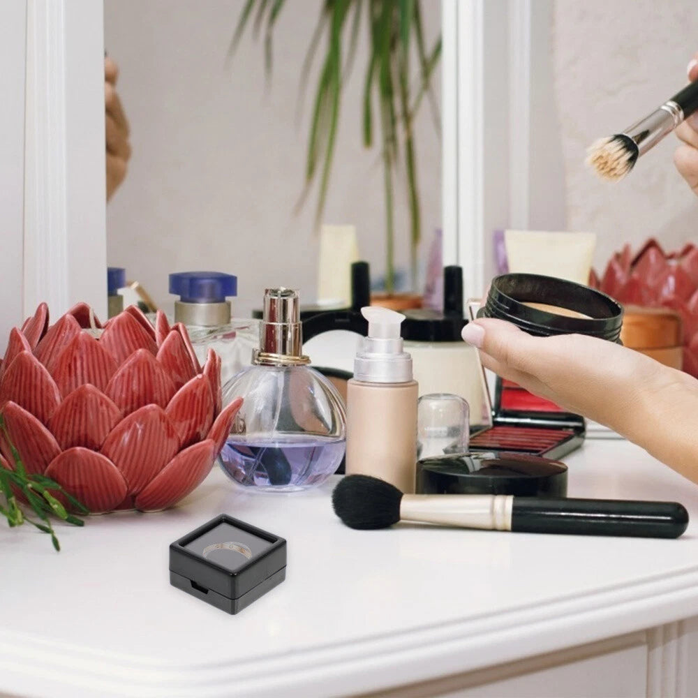 24Pcs Cushioned Jewelry Case for Gems with Clear Lid Storage Box | eBay