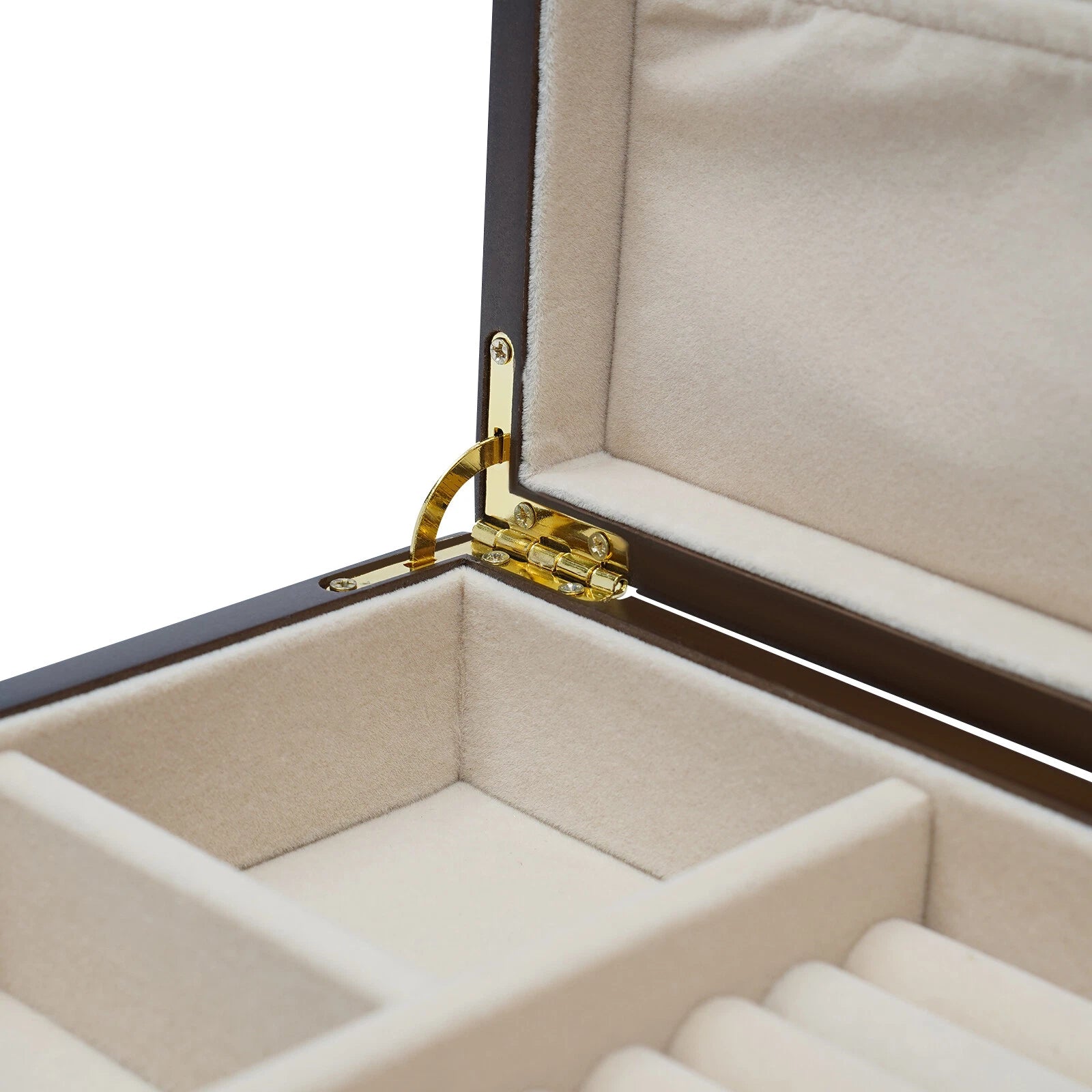 Elegant 3-Layer Jewelry Box with Pull-Out Drawer for Stylish Storage | eBay