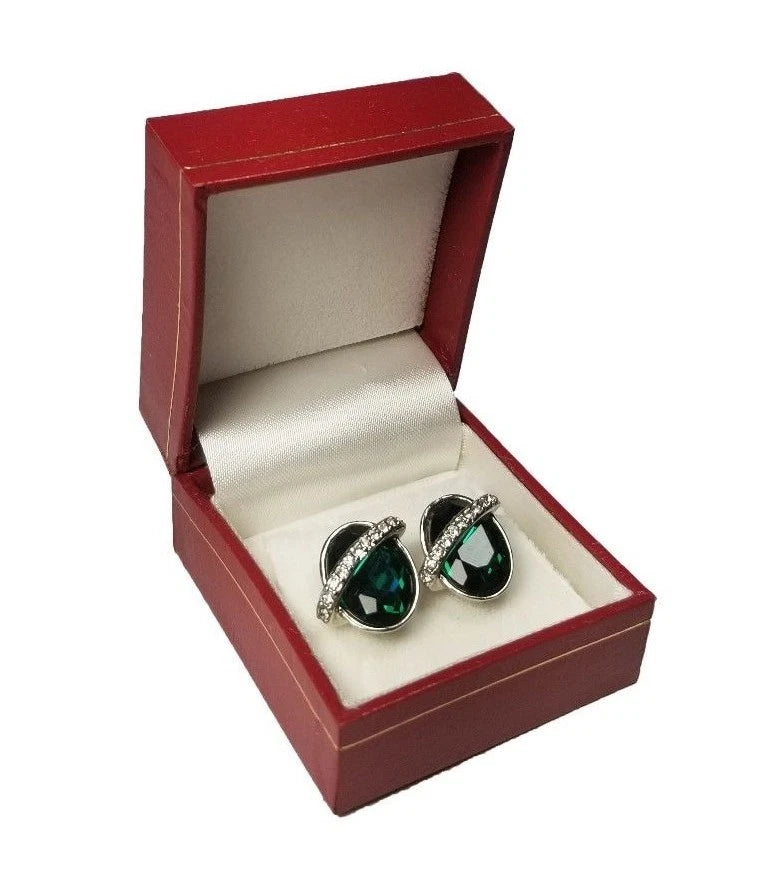 50pcs WHOLESALE Small Leatherette Earring Box Jewelry Display Organizer B01B | eBay