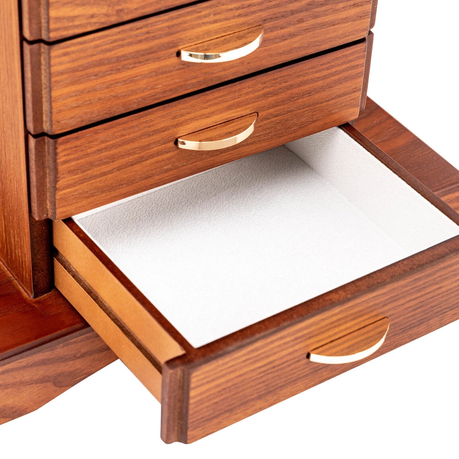 7 Layers Jewelry Storage Box Case Organizer Watch Ring Earrings Display Cabinet | eBay