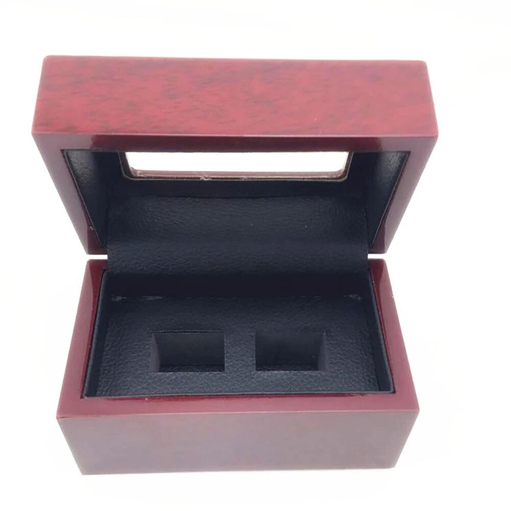 2/3/4/5/6 Championship Ring Display Box Wooden Collection Case Storage Holder | eBay