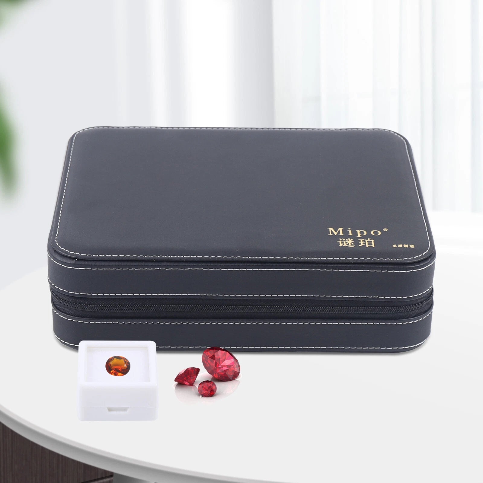 60 Grids Luxury Diamond Gemstone Organizer Display Box Jewelry Storage Case NEW | eBay