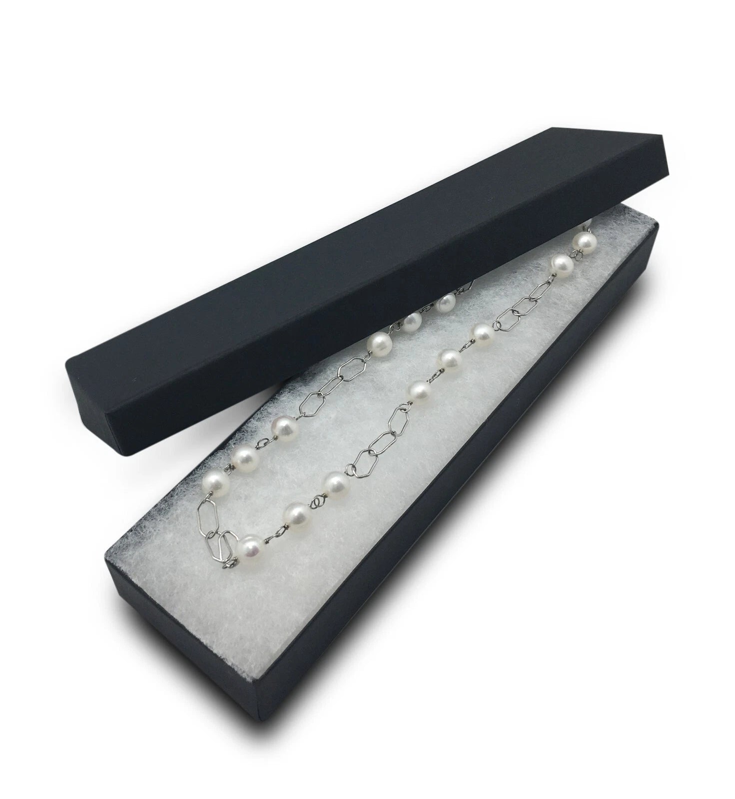 25-Pack Cardboard Paper JEWELRY GIFT BOX Case with Cotton Padding Insert - BLACK | eBay