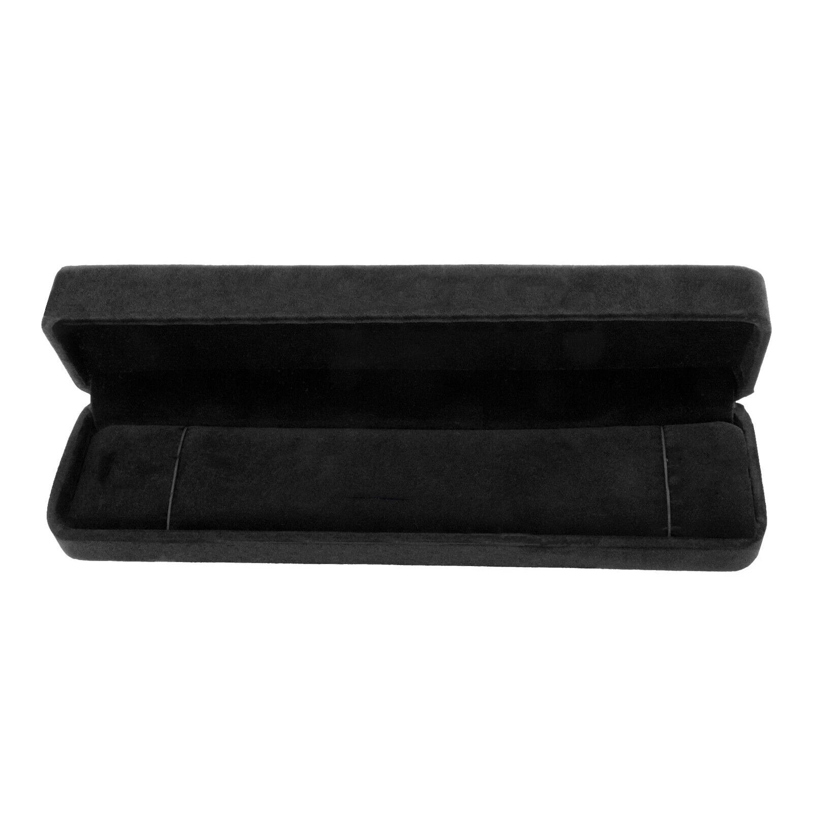 1PC Black Velvet Necklace Chain Gift Box Bracelet Storage Case Jewelry Display | eBay