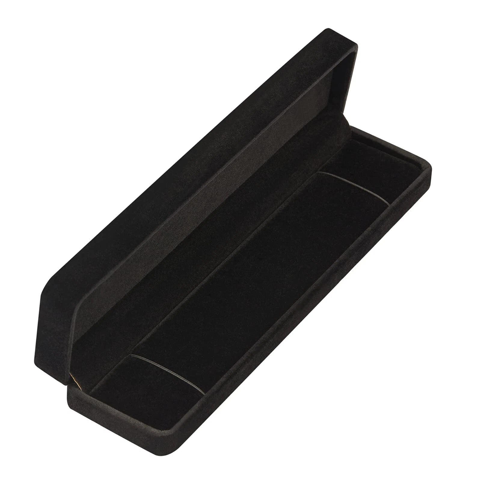 2 Pcs Long Velvet Jewelry Chain Necklace Gift Box Bracelet Storage Case | eBay