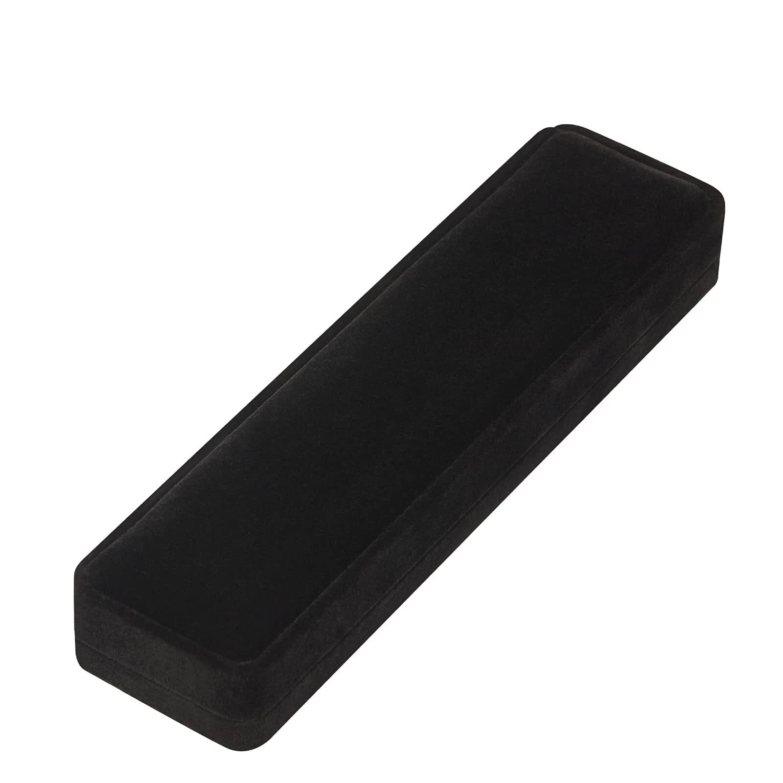 2 Pcs Long Velvet Jewelry Chain Necklace Gift Box Bracelet Storage Case | eBay