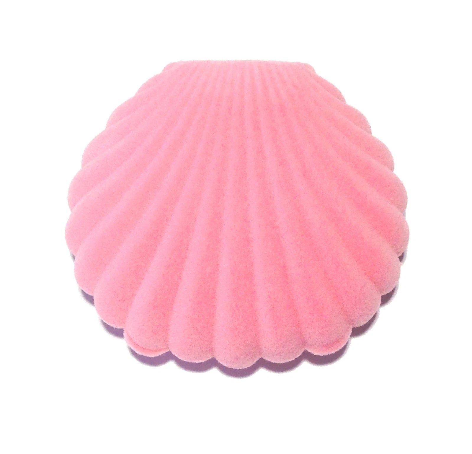 Pink Ring Stud Earrings Luxury Velvet Gift Box Shell Jewelry Case Storage | eBay