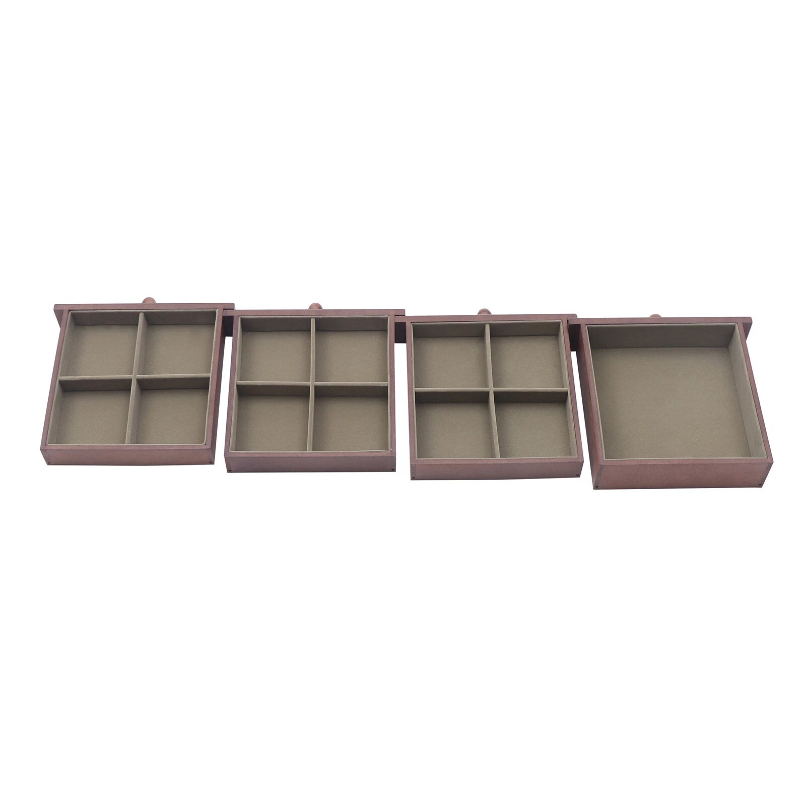 5 Layers Case 4 Drawer Vintage Large Jewelry Organizer Wooden Storage Boxes | eBay