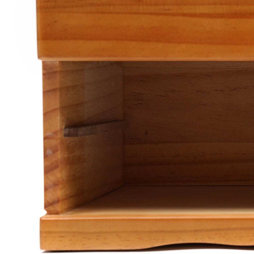Wooden Jewelry Box 3-tier Lockable Jewelry Organizer Vintage Style Storage Box | eBay