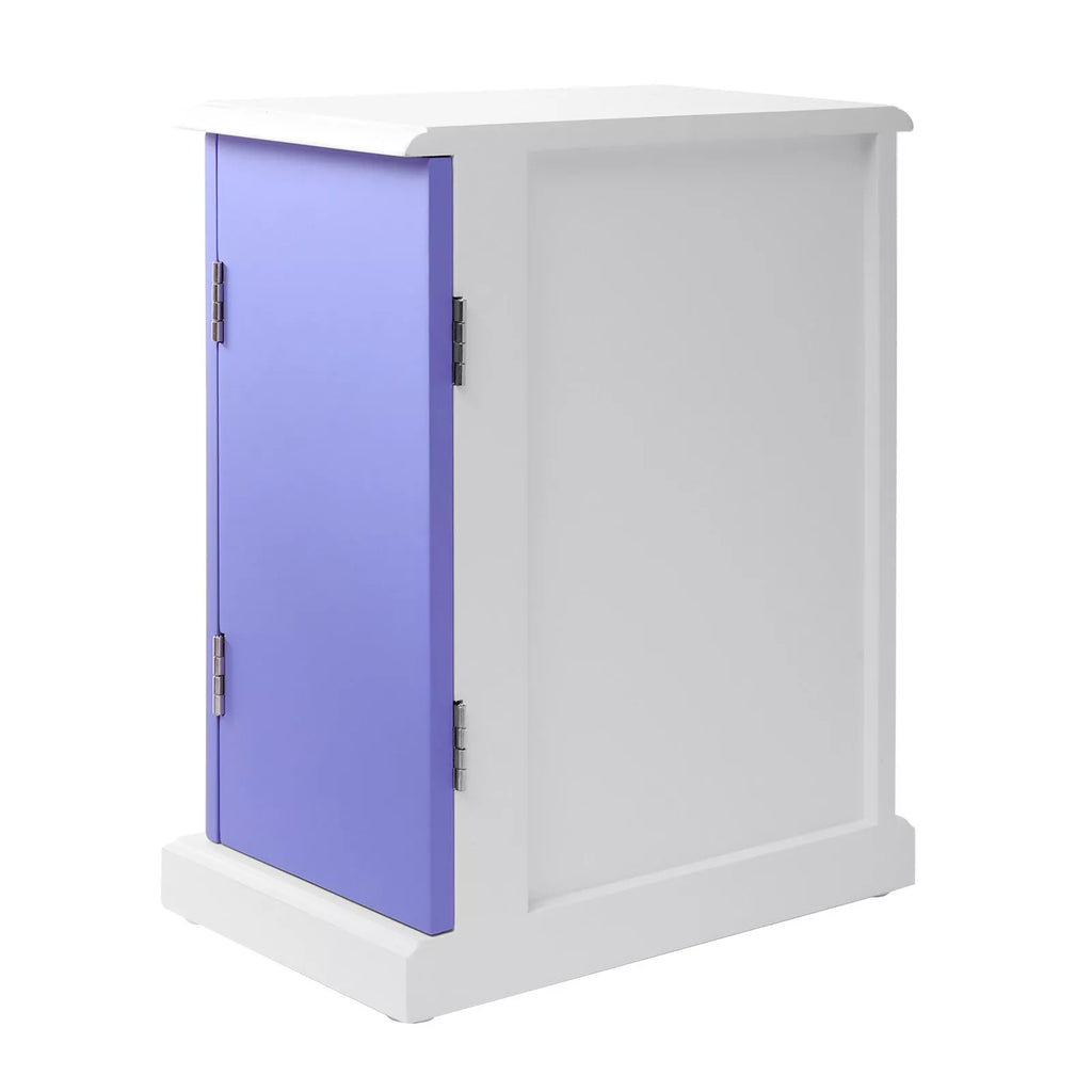 Jewelry Box Bracelets Rings Storage Organizer 4 Drawers Purple w/Built-in Mirror | eBay
