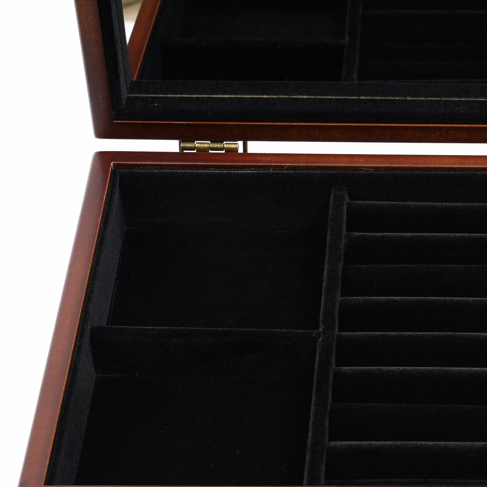 Wooden Jewelry Case Necklace Watches Storage Box or Earrings Rings Bracelet | eBay