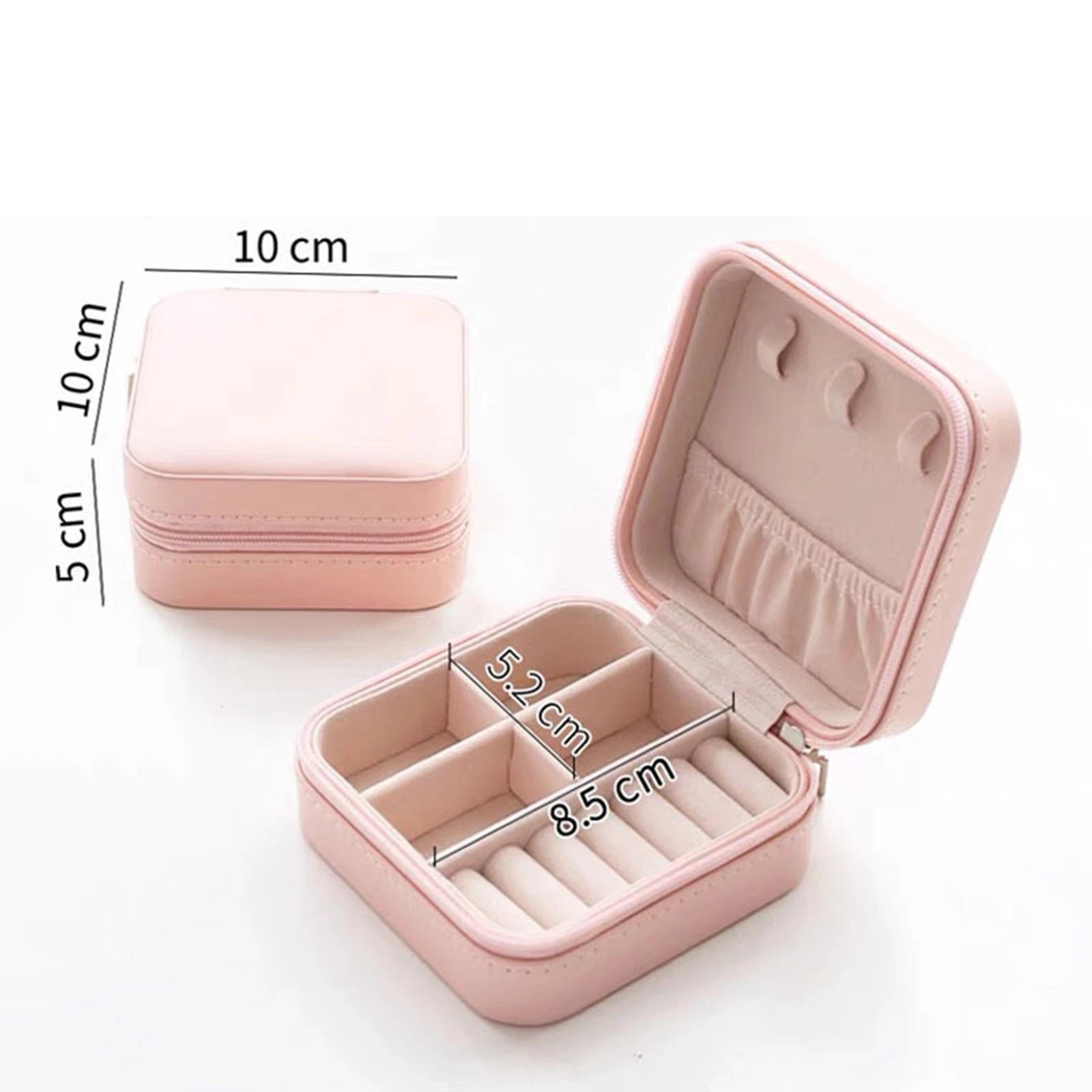 Jewelry Box Jewelries Storage Case PU Leather Organizer For Necklace Ear | eBay