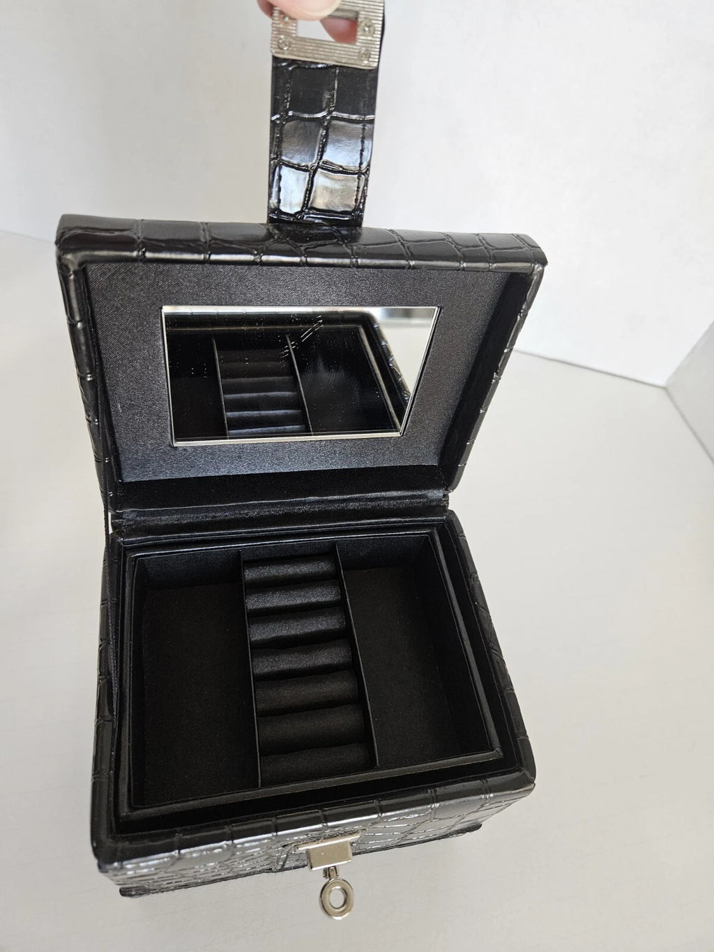 Jewelry Box 2-Layer Organizer Case Storage Necklace Ring Bracelet Organizer | eBay