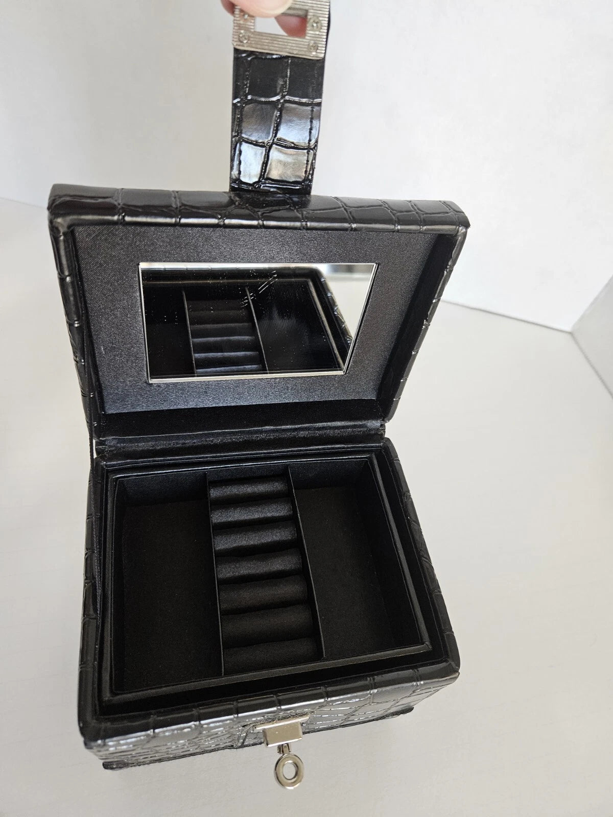 Jewelry Box 2-Layer Organizer Case Storage Necklace Ring Bracelet Organizer | eBay