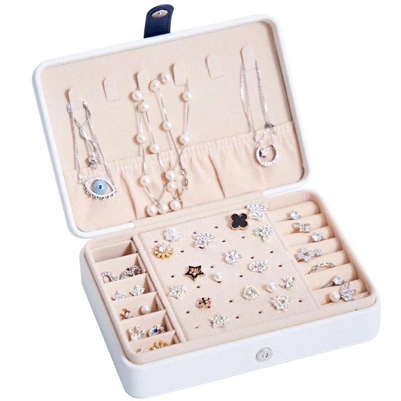 Multifunctional Jewelry Storage Box For Earrings, Earrings, Rings | eBay