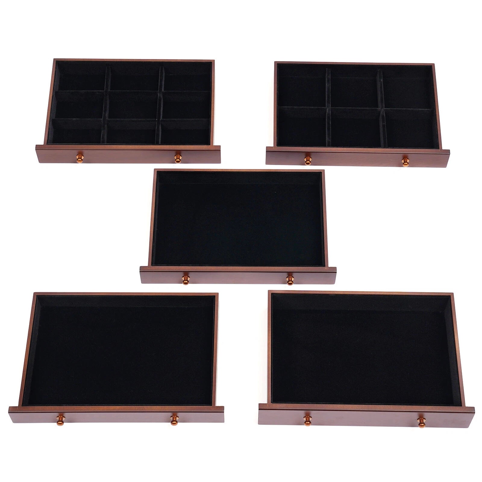 Wooden Jewelry Case Necklace Watches Storage Box or Earrings Rings Bracelet | eBay