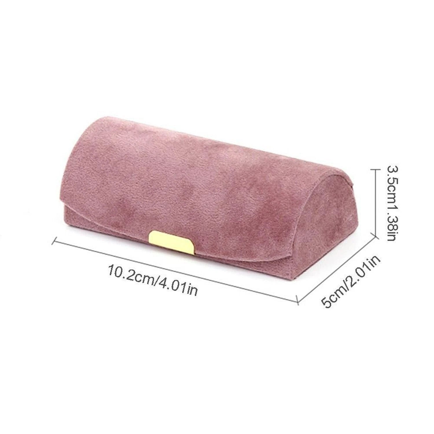 Pokinge 1Pcs Velvet Jewelry Storage Box Elegant Jewelry Display Case Simple S... | eBay