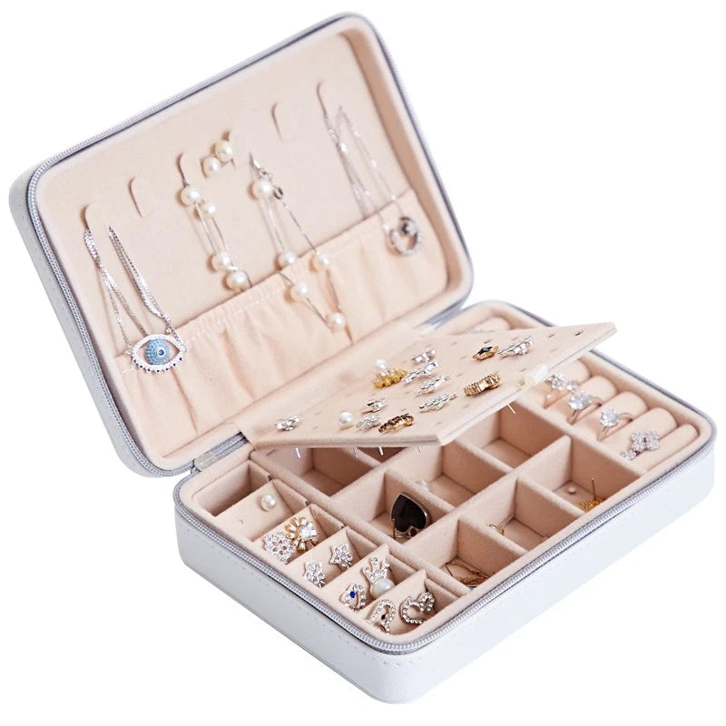 Multifunctional Jewelry Storage Box For Earrings, Earrings, Rings | eBay