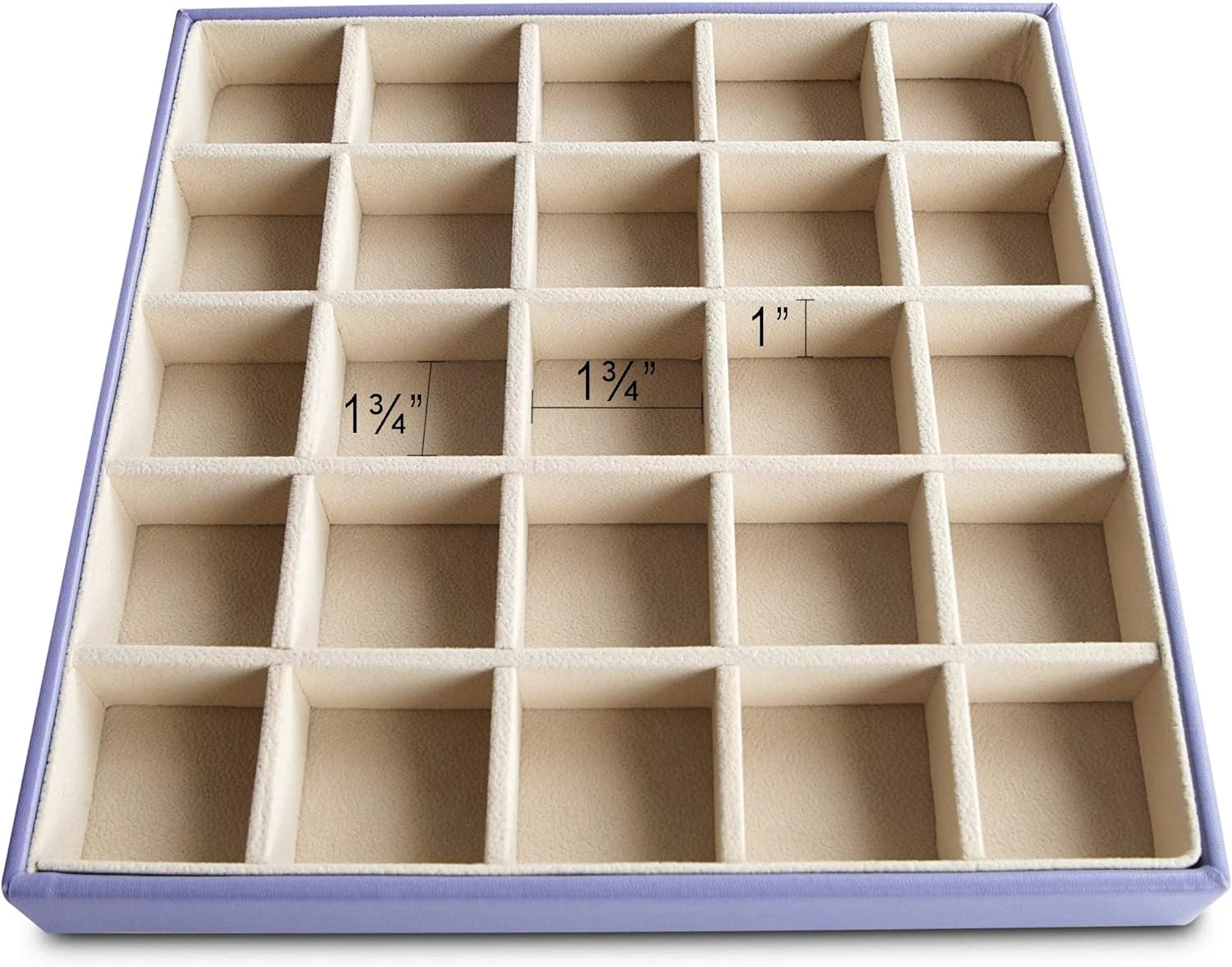 Earring Organizer Classic Jewelry Box 50 Slots Double Layer Storage Case Purple | eBay