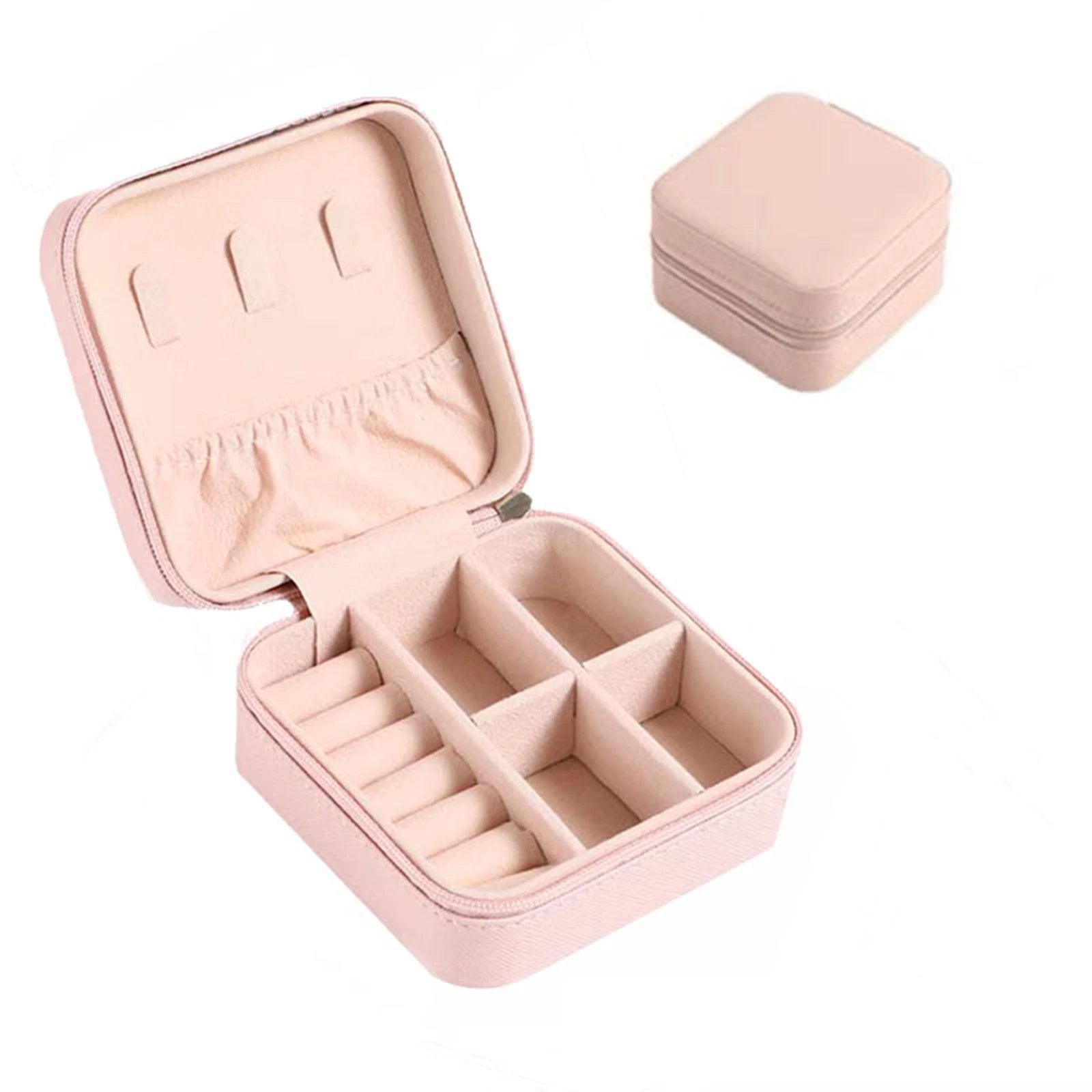 Jewelry Box Jewelries Storage Case PU Leather Organizer For Necklace Ear | eBay
