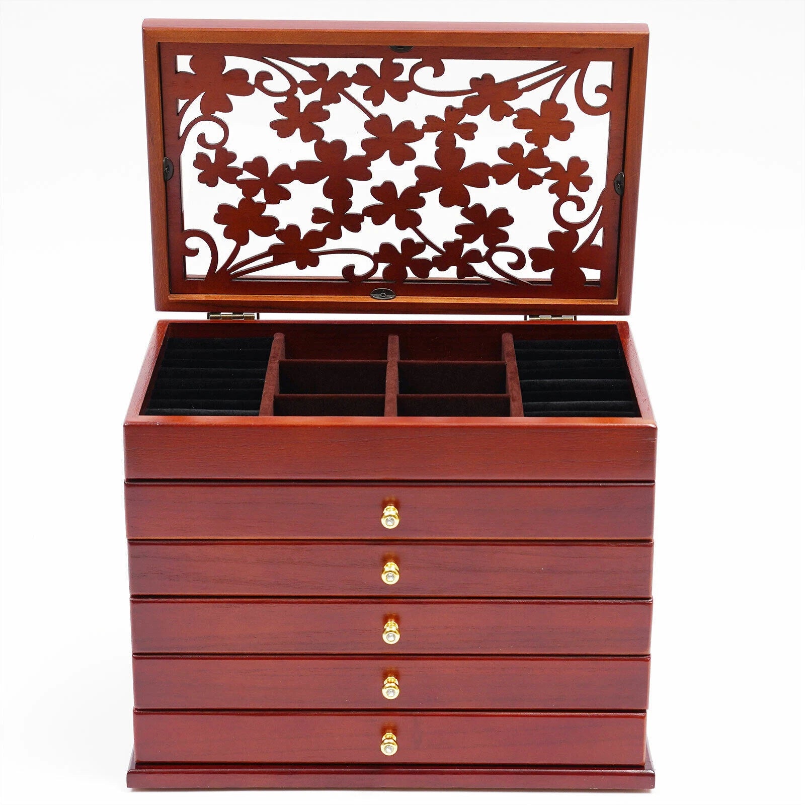 Jewelry Box Organizer for Women Girls Large Jewelry Storage Case with Drawers🔥 | eBay