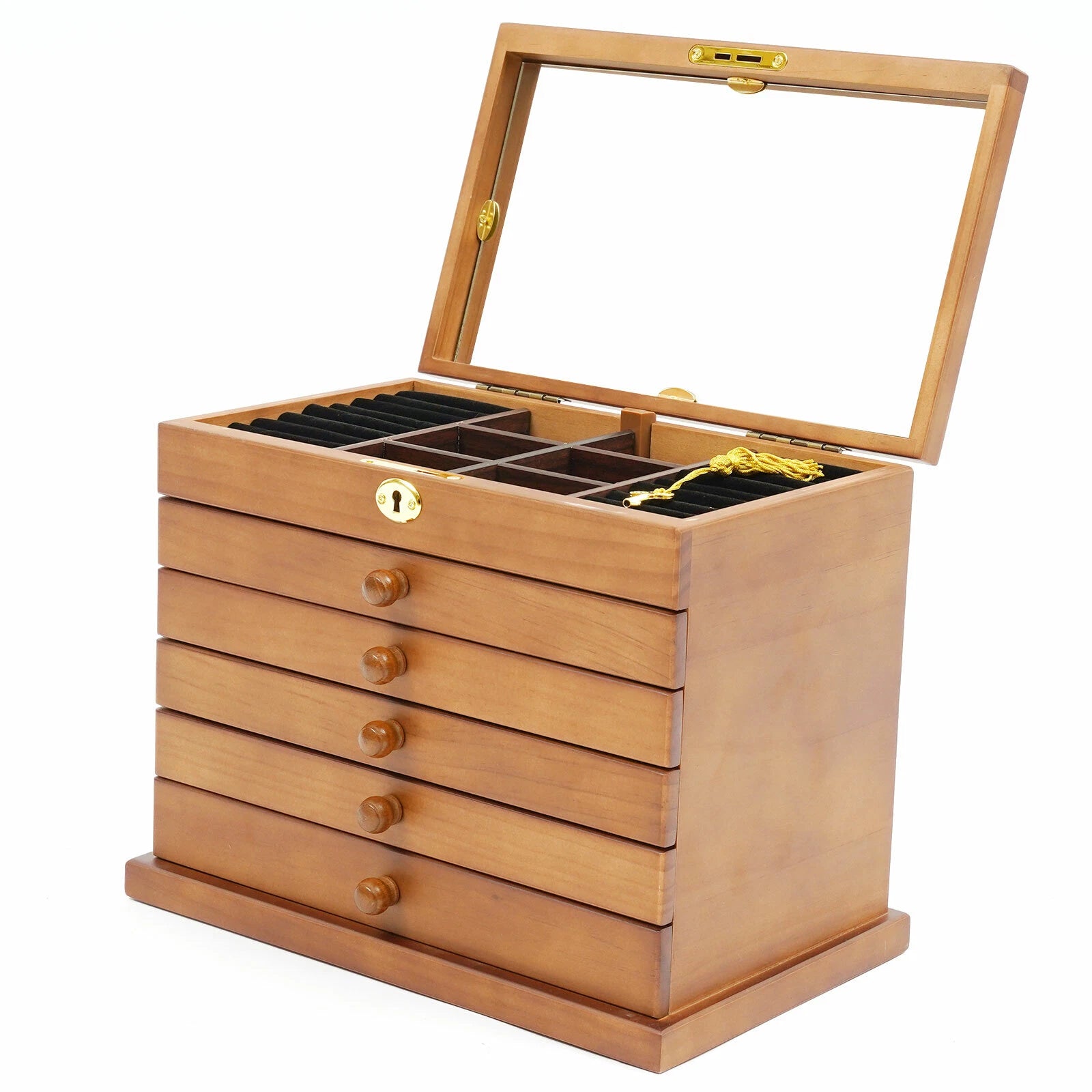 Large Jewelry Box Organizer for Women Girls Jewelry Storage Case with Drawers US | eBay