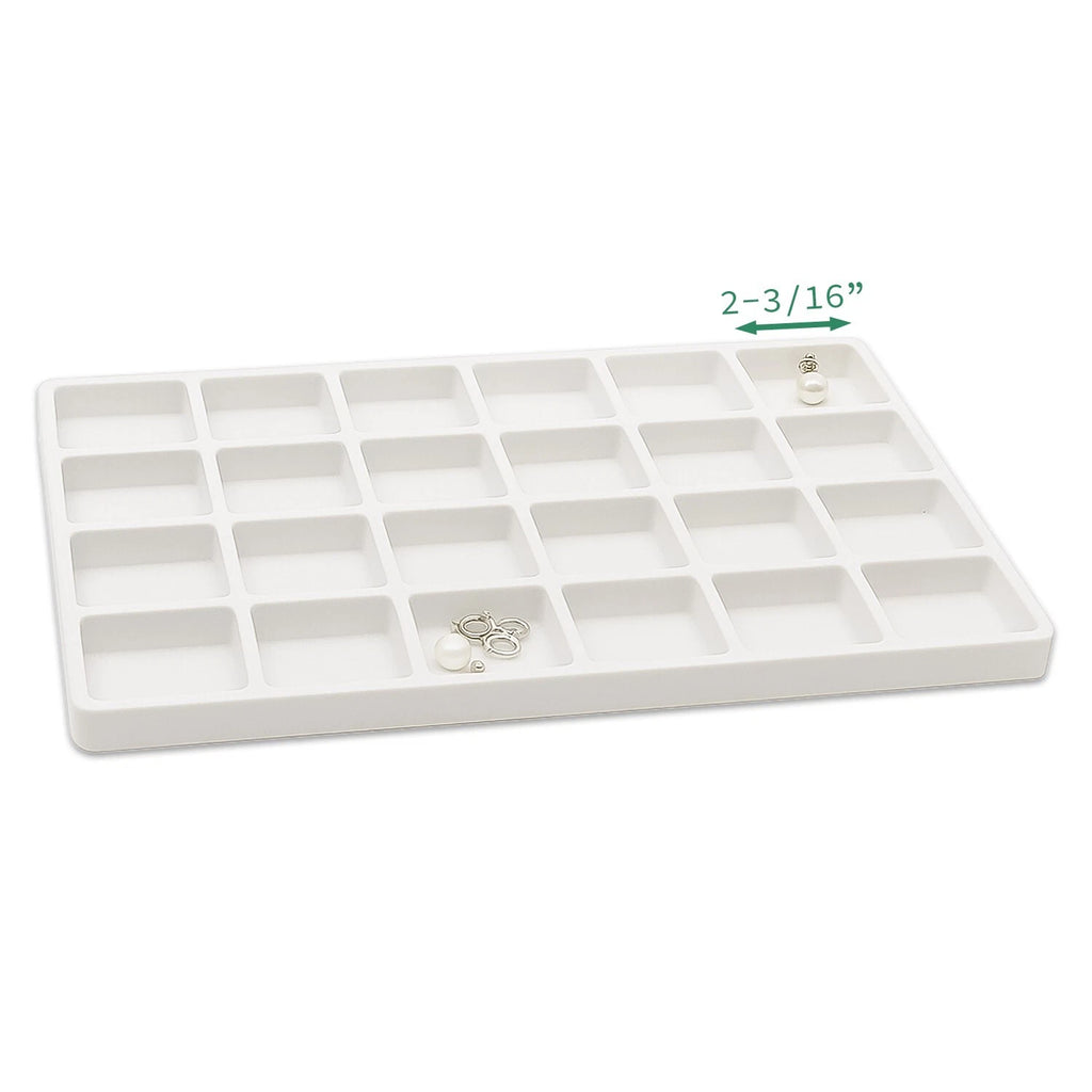 Wooden Jewelry Display Case Organizer Glass Lid Pad/Divider Insert Black/Burlap | eBay