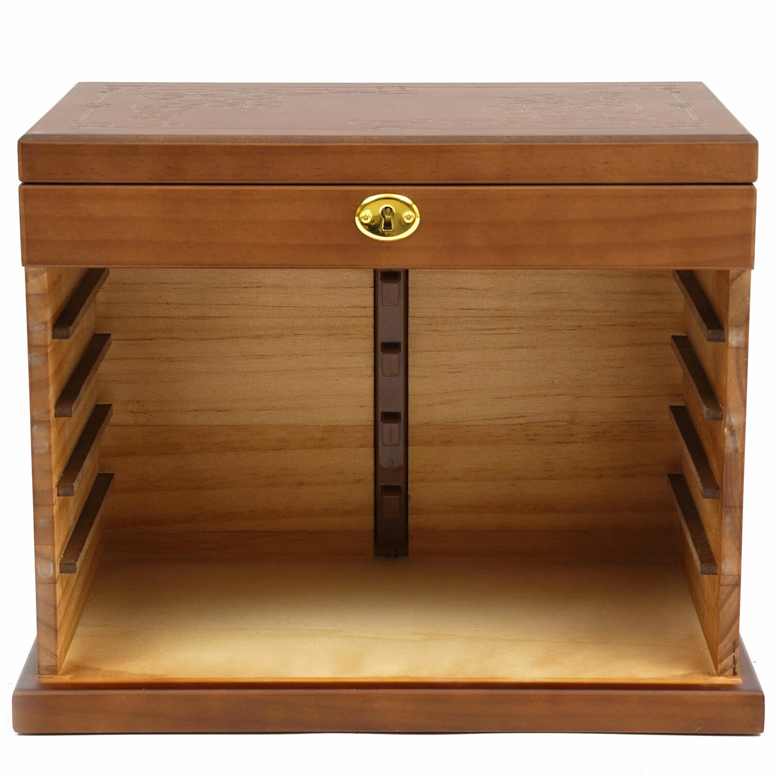 Wooden Jewelry Rings Organizer Jewelry Box Wood for Wowen 6 Layers Large Box | eBay