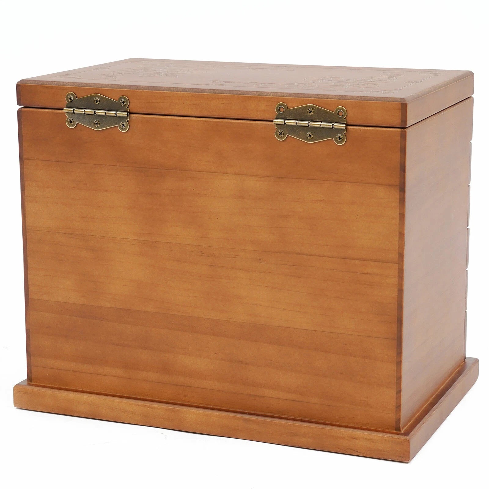 Wooden Jewelry Rings Organizer Jewelry Box Wood for Wowen 6 Layers Large Box | eBay