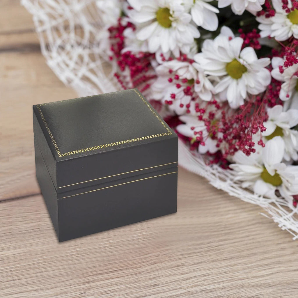 Novel Box Black Leatherette Watch Box Bangle Display Jewelry Storage holder | eBay