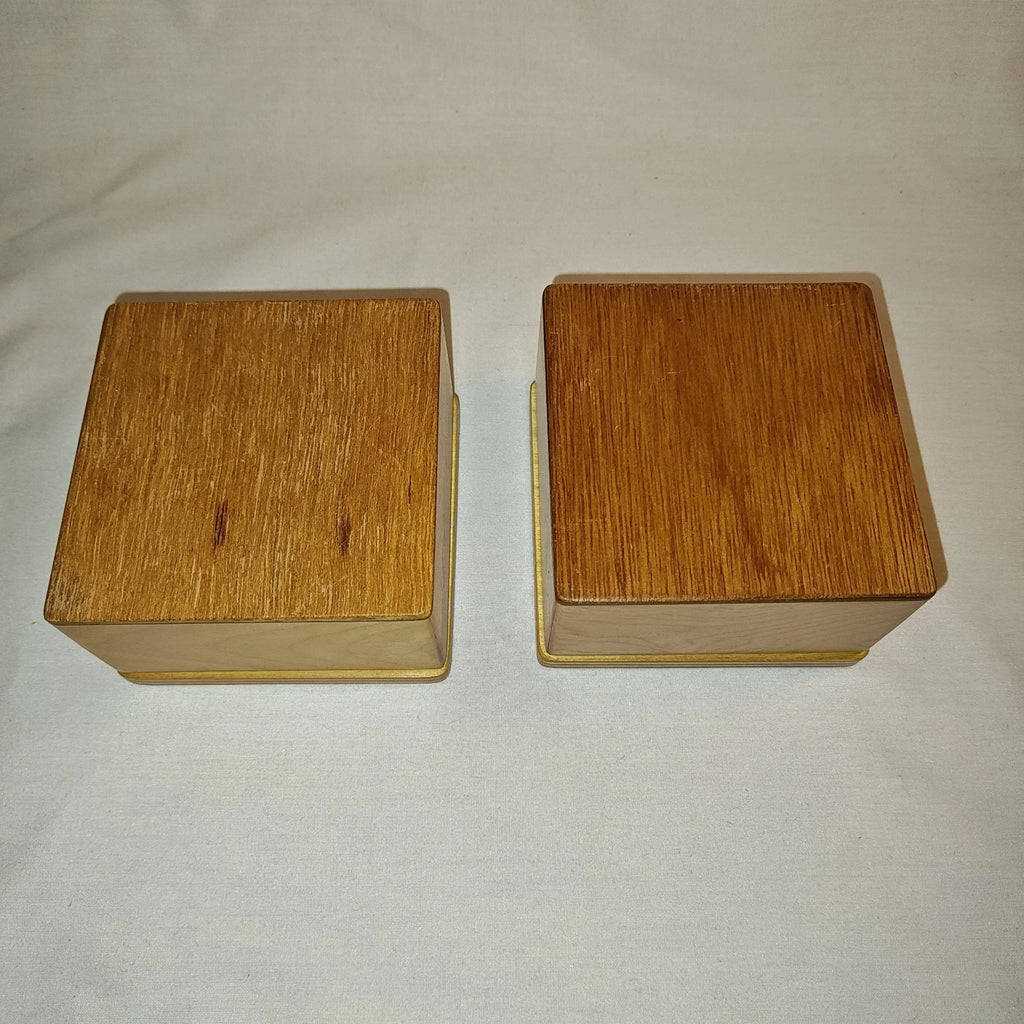 Wooden Jewelry/Keepsake Boxes With Geometric Pattern Designs | eBay