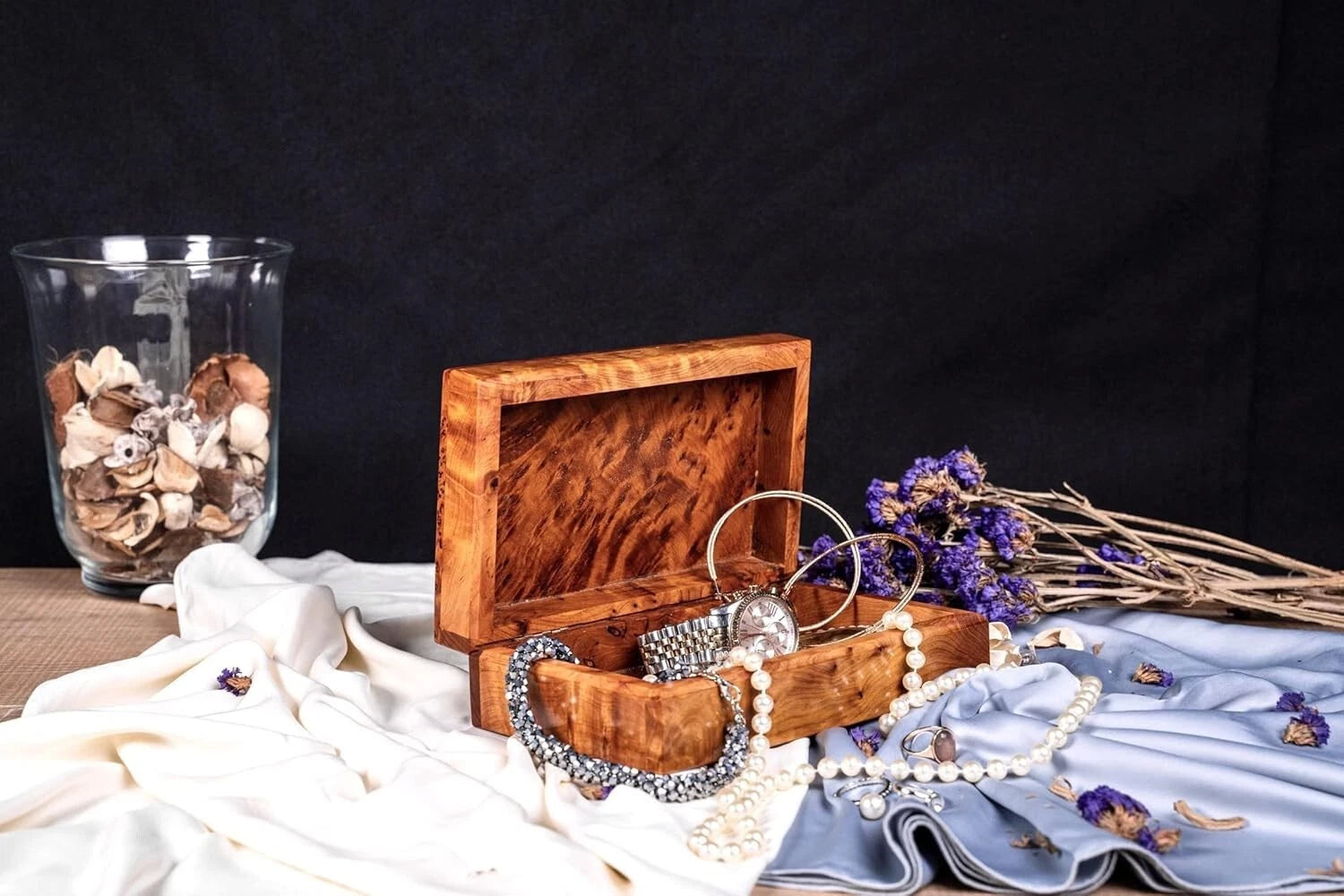 Hand Carved Wooden Multipurpose Keepsake Jewelry Decorative Art Box Storage O... | eBay