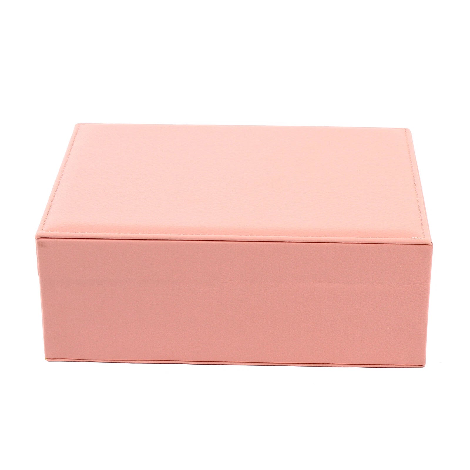 Double Layer Jewelry Box - PU Leather Organizer for Necklaces & Rings | eBay
